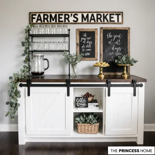 Rustic Farmer's Market Coffee Bar