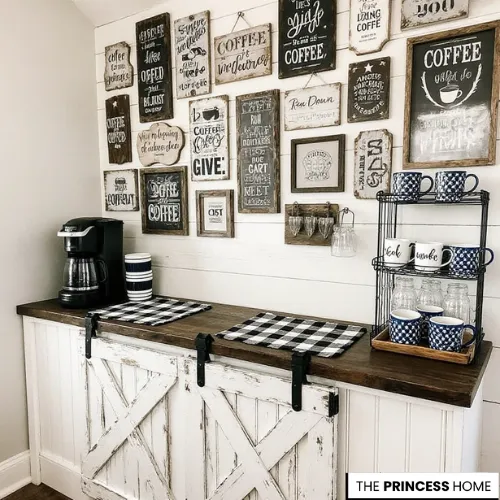 Rustic Farmhouse Coffee Bar Gallery