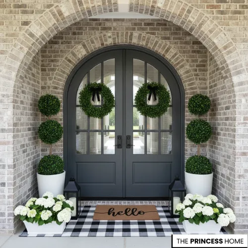 Entryway with Modern Farmhouse 