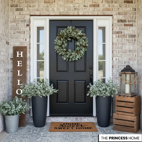 Entryway with Rustic Textures