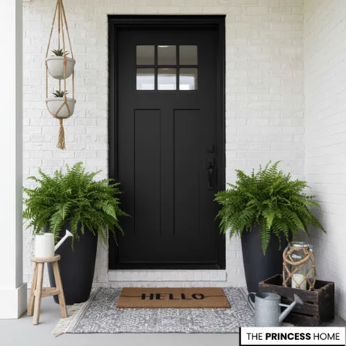 Modern Contrast Entryway 