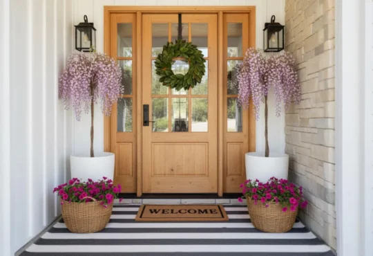 Outside Front Door Decor Creative Ideas for a Warm Welcome