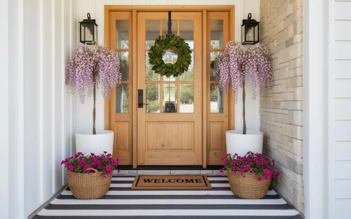 Outside Front Door Decor Creative Ideas for a Warm Welcome