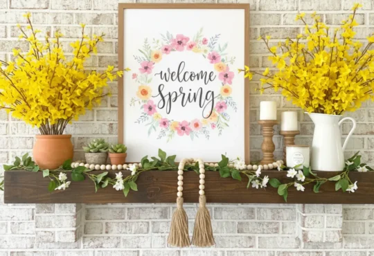 Best Spring Garland Ideas for Mantle Décor to Elevate Your Home