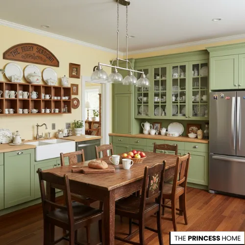  Cheerful Country Kitchen 