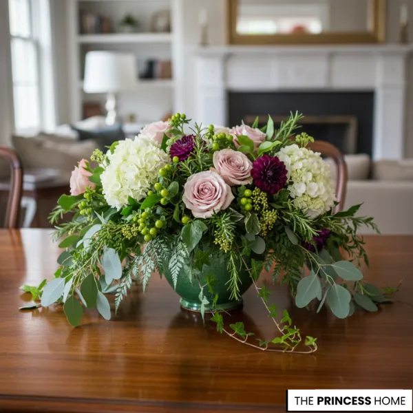 Flowers with Greenery