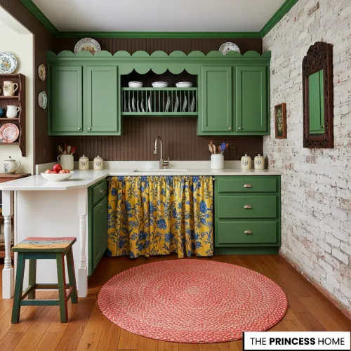 Lively Rustic Kitchen 