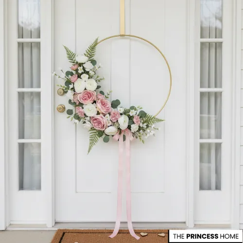  Minimalist Floral Hoop
