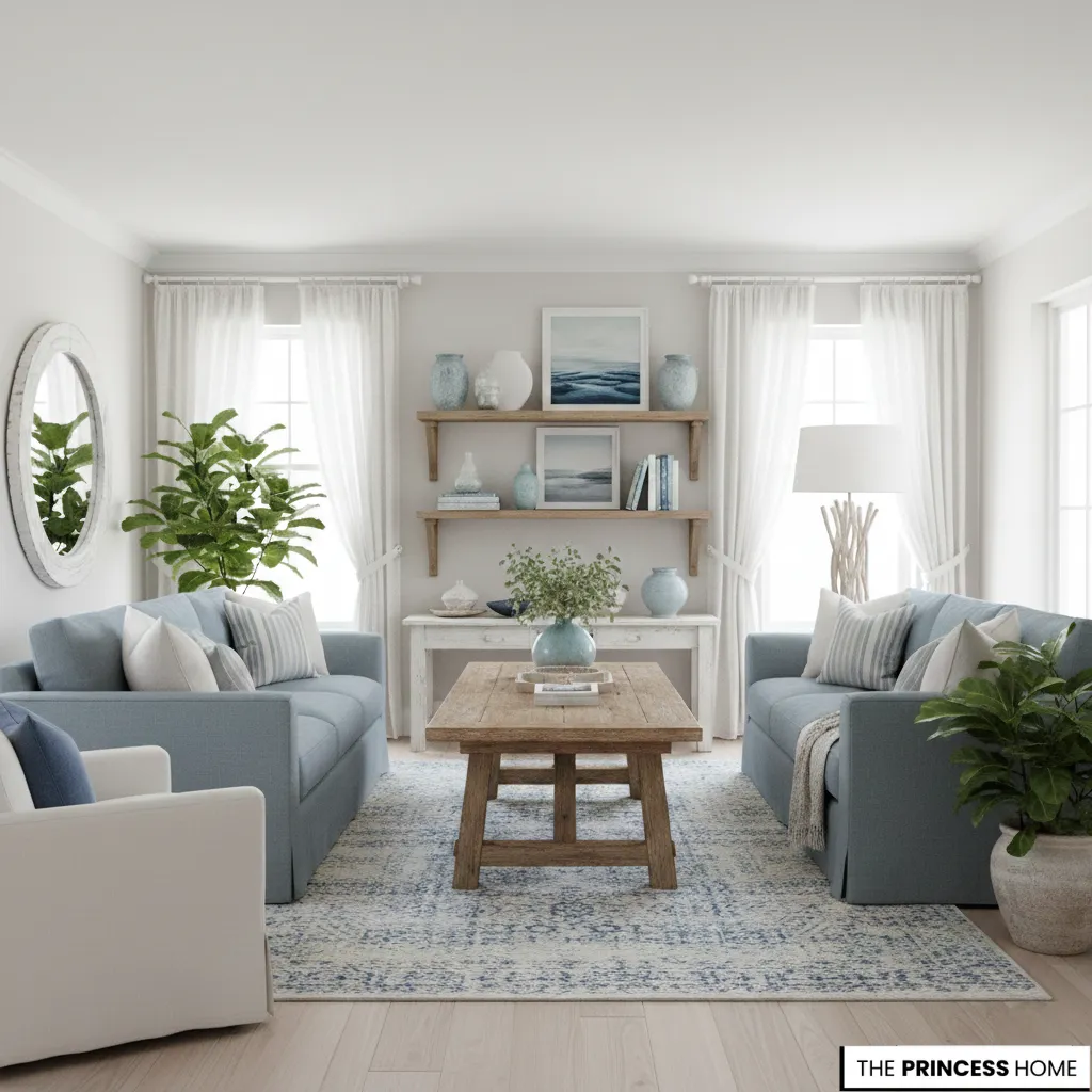 Dusty Blue & Coastal Rustic