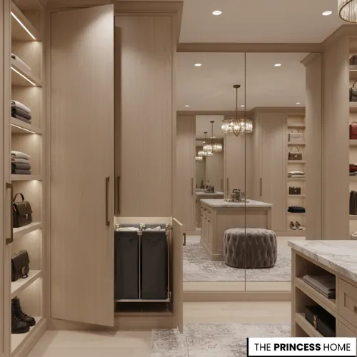 Hidden Laundry Cabinet