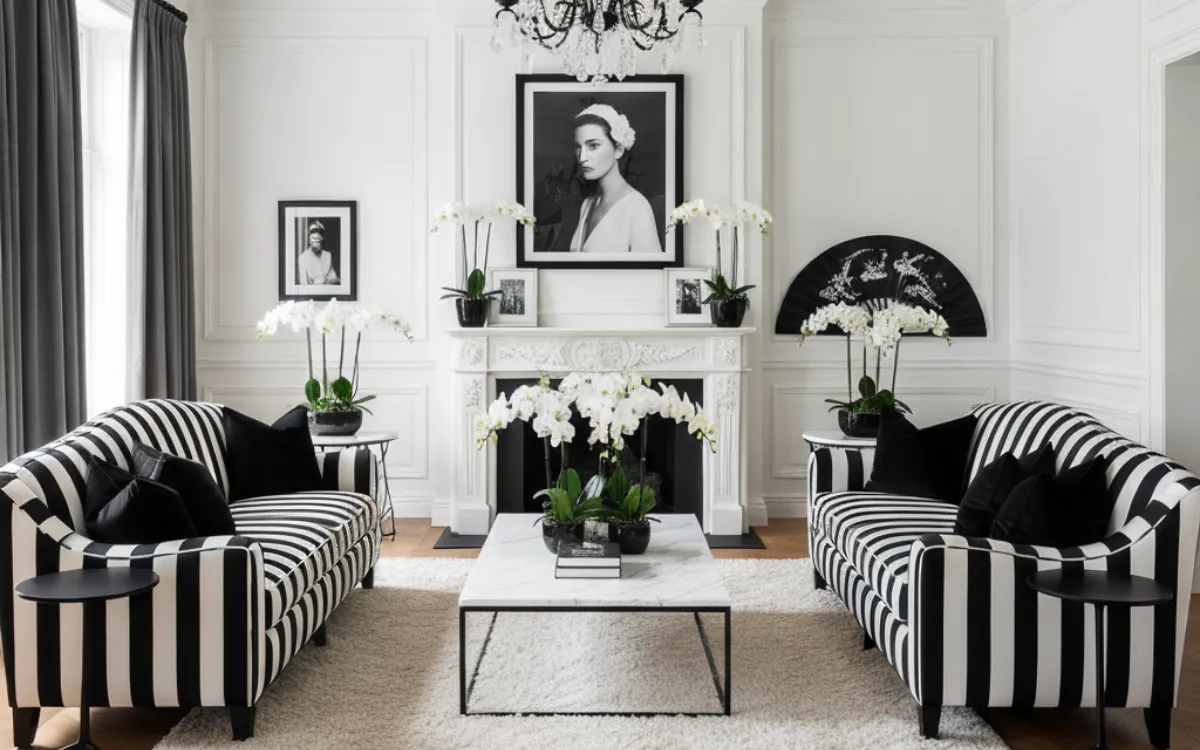 Black and White Modern Home Decor Timeless Design Ideas