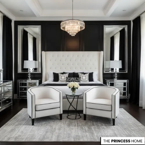 Glamorous Bedroom Symmetry 