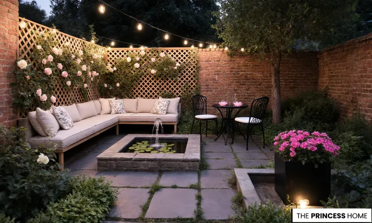  A Cozy Illuminated Garden Retreat