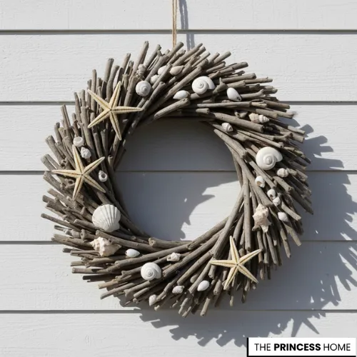 Beach Driftwood Wreath