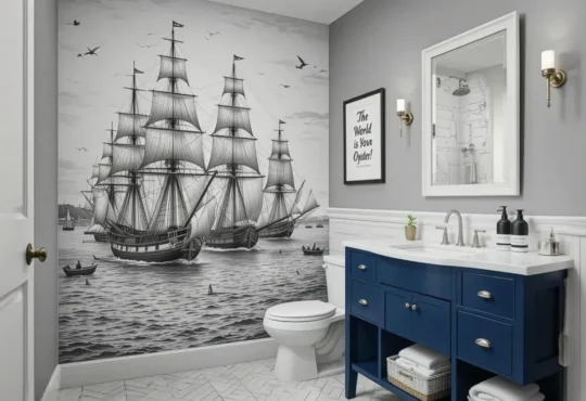 Coastal Themed Bathroom Ideas for a Relaxing Seaside