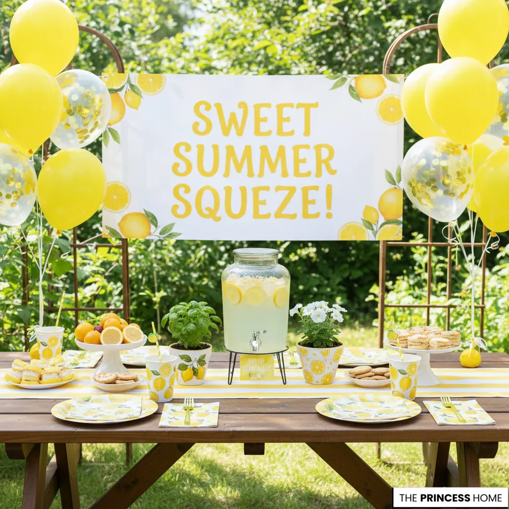 Lemon Party Decor