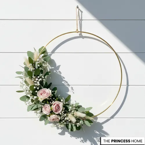 Minimalist Greenery Hoop