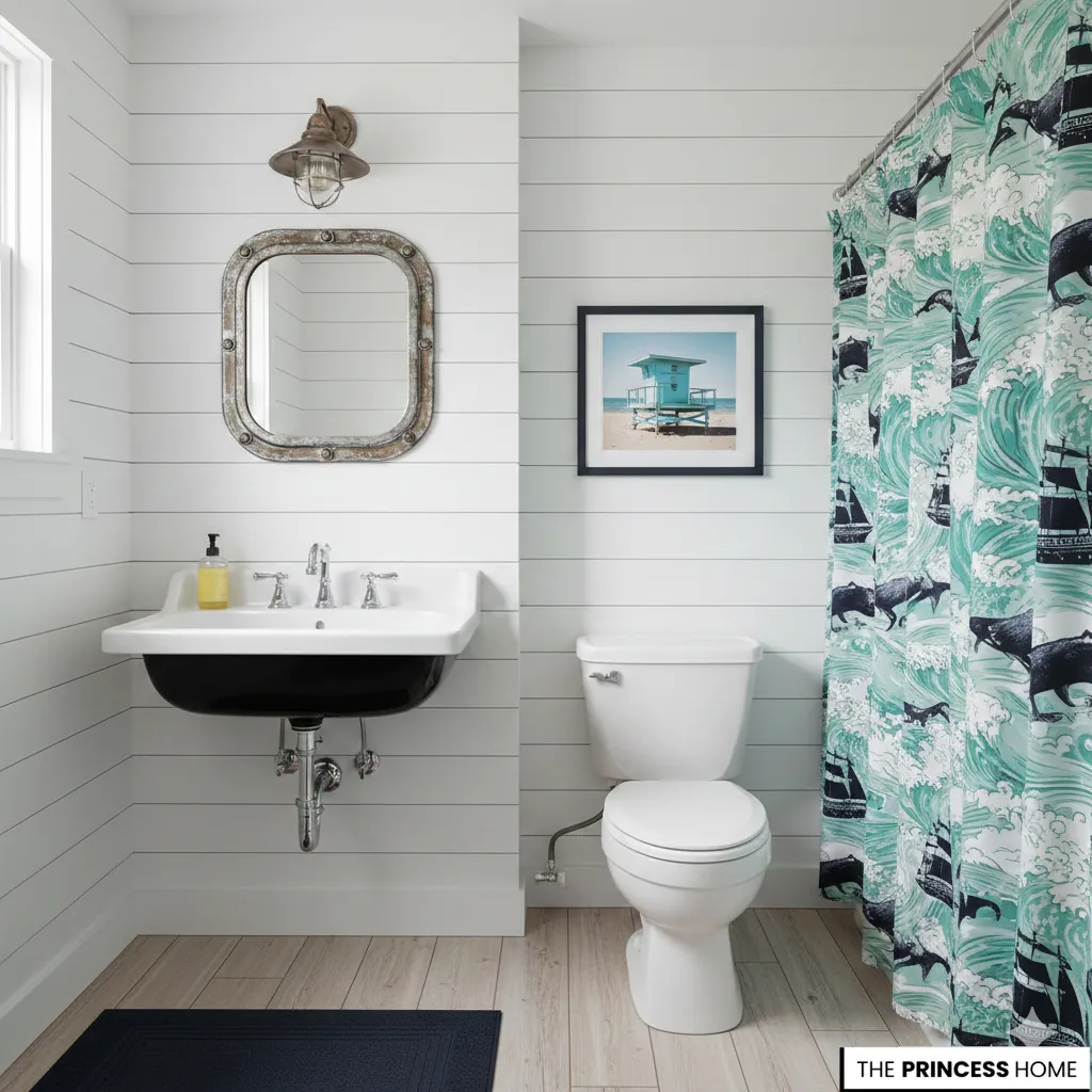 Nautical Themed Curtain