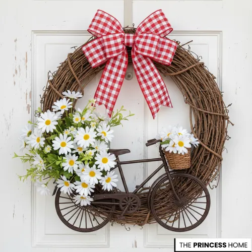  Retro Bicycle Wreath