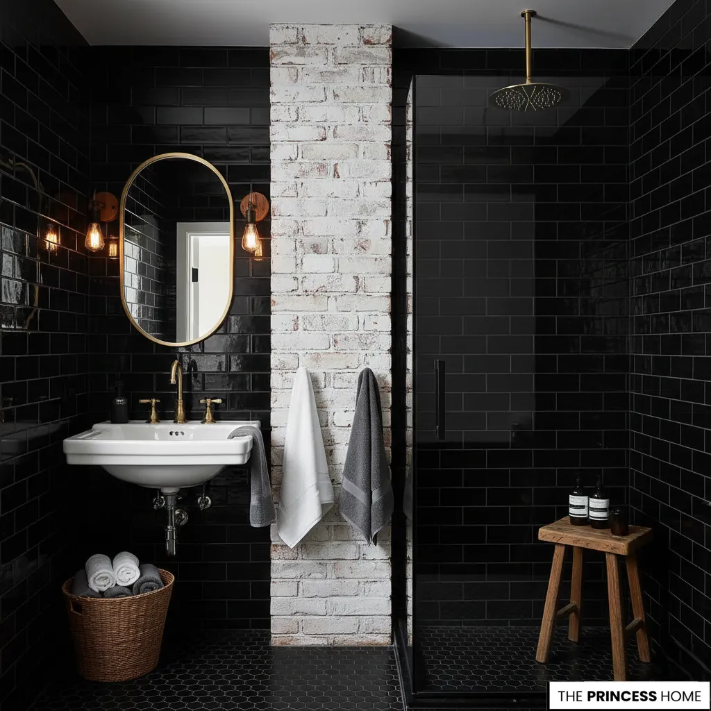 Black Subway Tiles