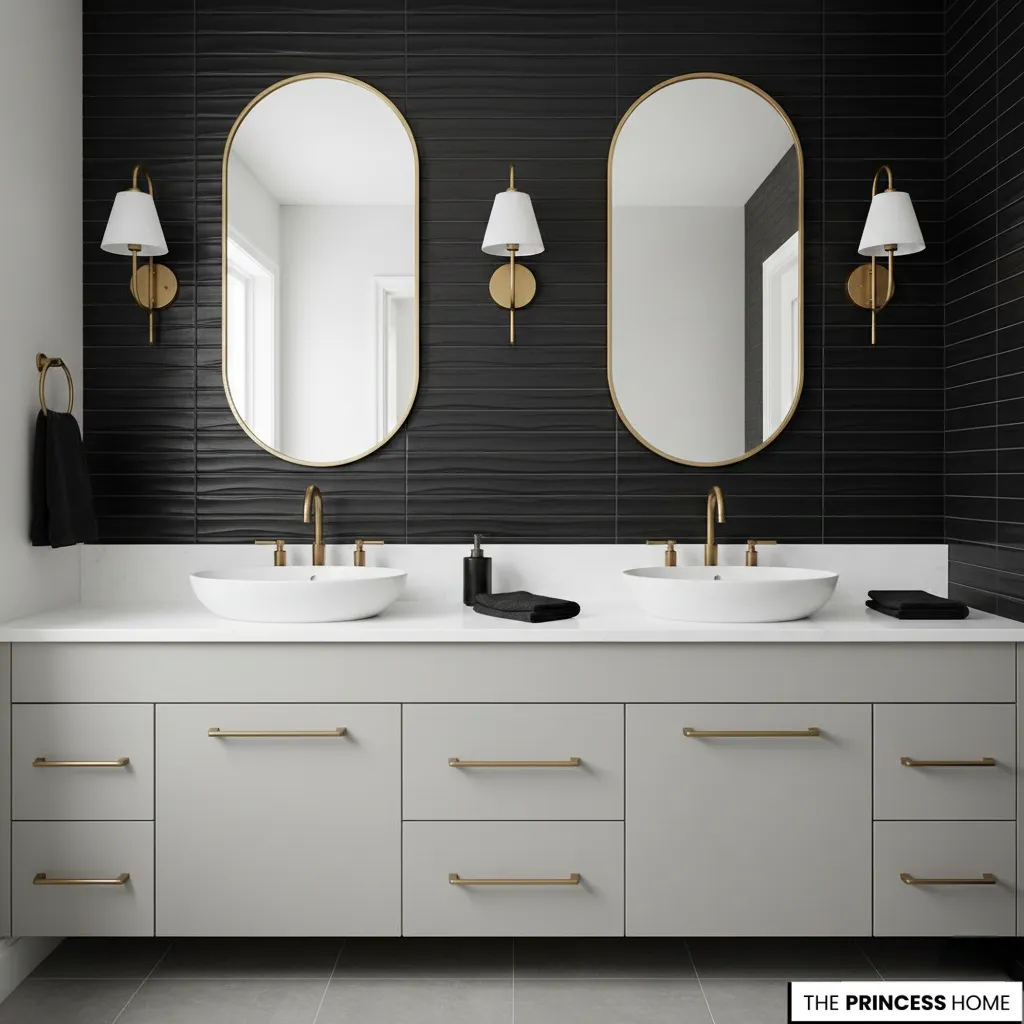 Black Tiles Textured 