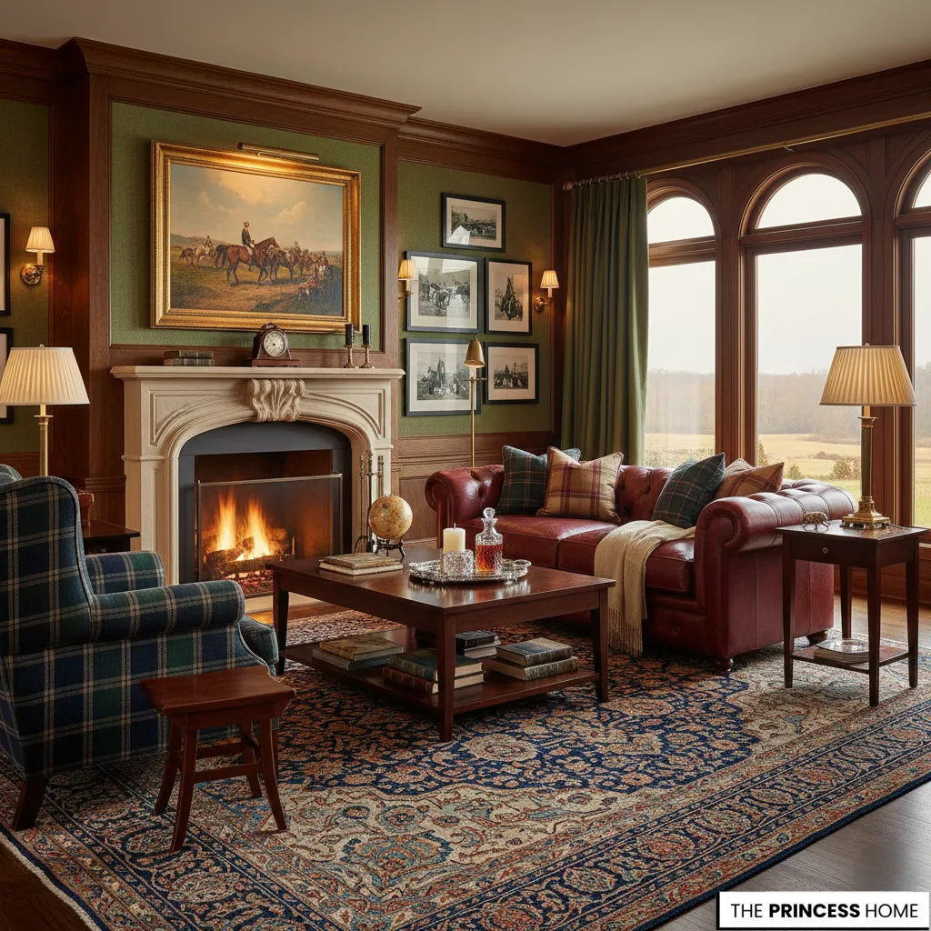  Ralph Lauren living room 