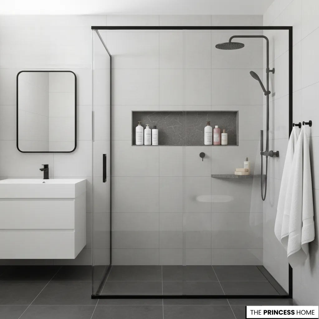 Shelving Inside the Shower