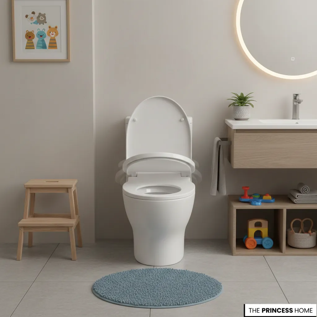  Soft-Closing Toilet 