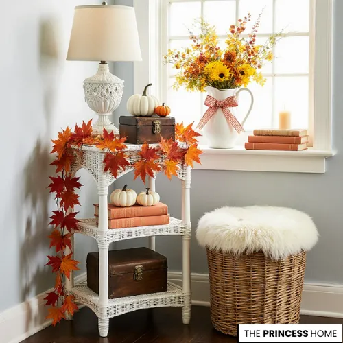 Bright Autumn Window Nook