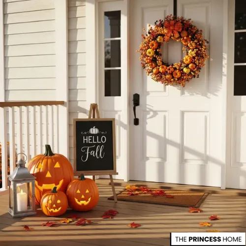 Classic & Spooky Fall Porch
