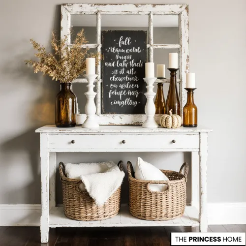 Cozy Entryway Vignette