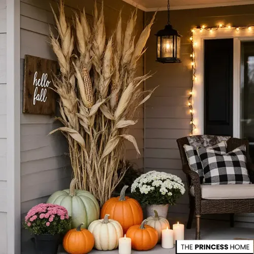 Cozy Porch Rustic Farmhouse