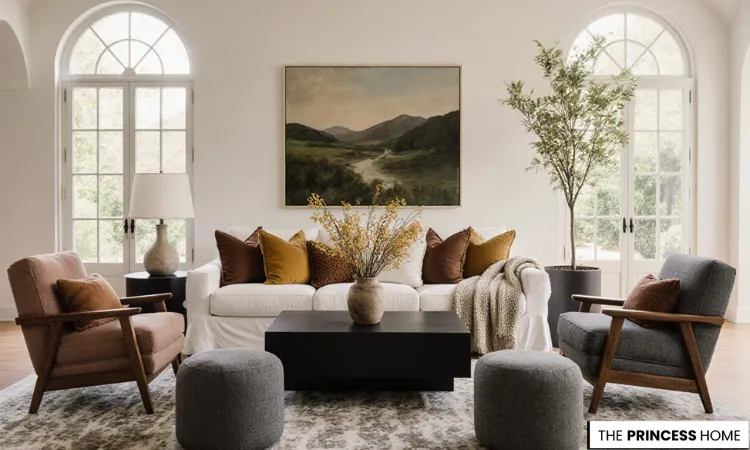 Cozy Fall Neutral Living Room