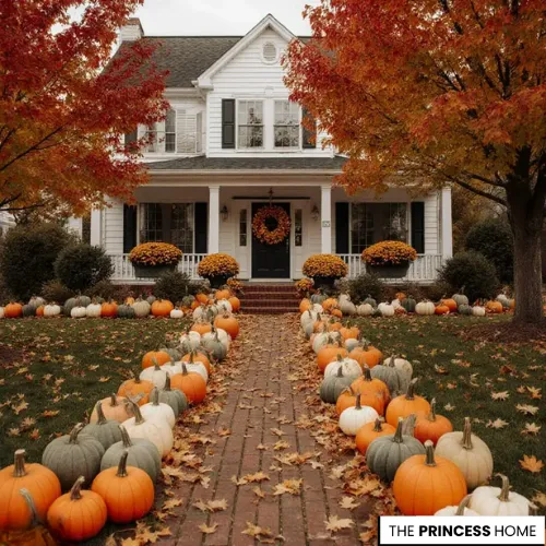 Extravagant Autumnal Entrance