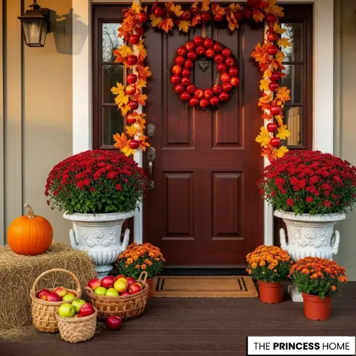 Festive Fall Front Door Decor