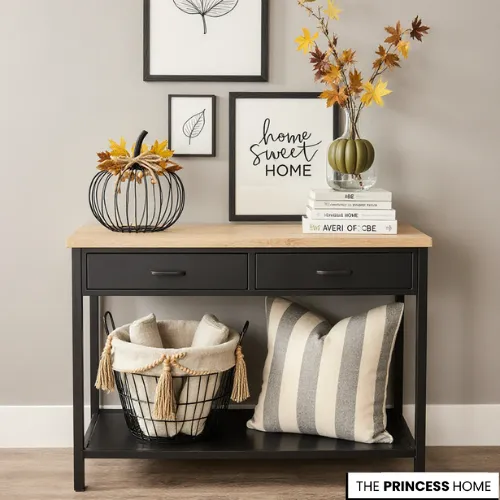 Modern Fall Entryway