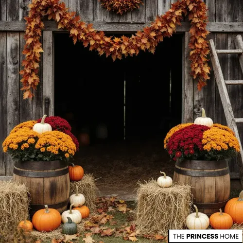 Rustic Barn Harvest Decor