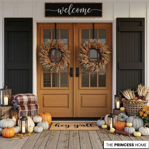 Rustic & Cozy Farmhouse Porch