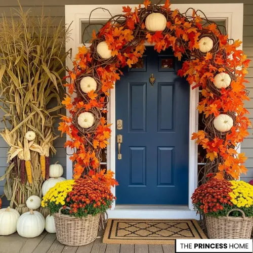 Striking Fall Porch Decor