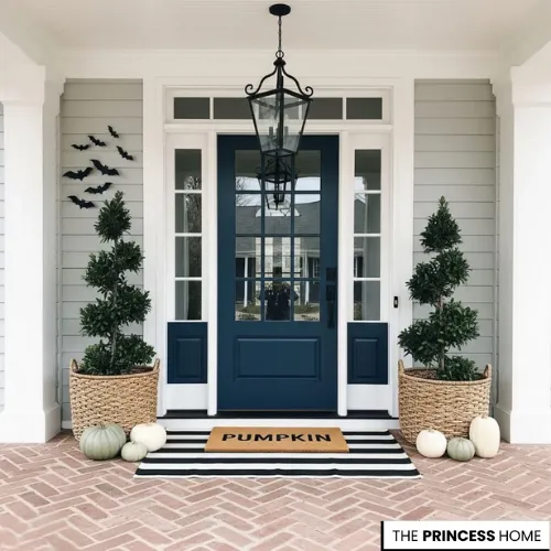Stylish Halloween Front Porch