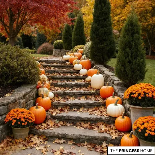 Welcoming Autumn Staircase