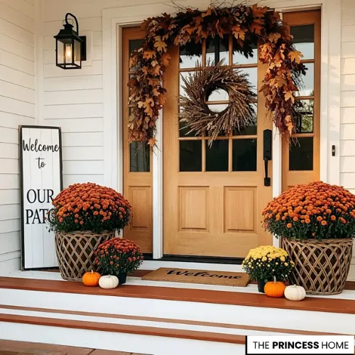 A Welcoming Autumn Porch