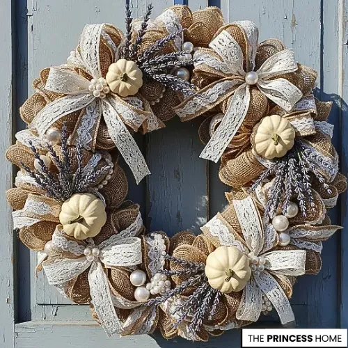 Burlap & Lace Wreath