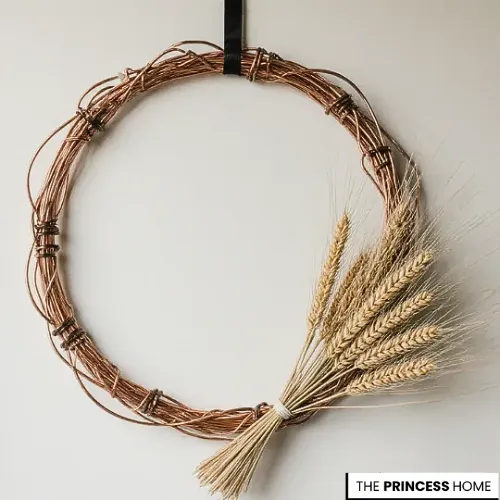 Copper & Wheat Wreath