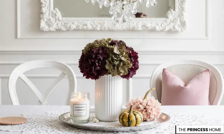 Fall Shabby Chic Centerpiece