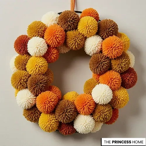 Pom Pom Wreath