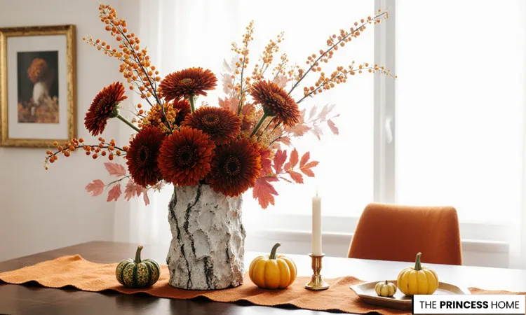 Rustic Chic Fall Dining Table Decor