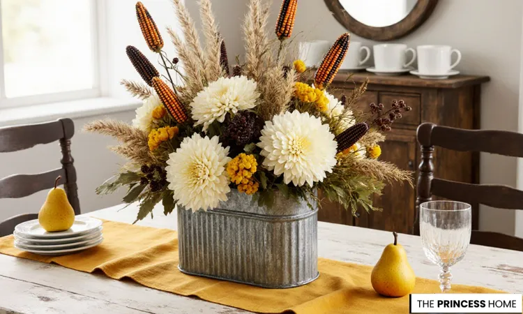 Unique Rustic Harvest Centerpiece
