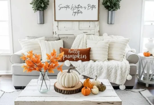 modern fall decor