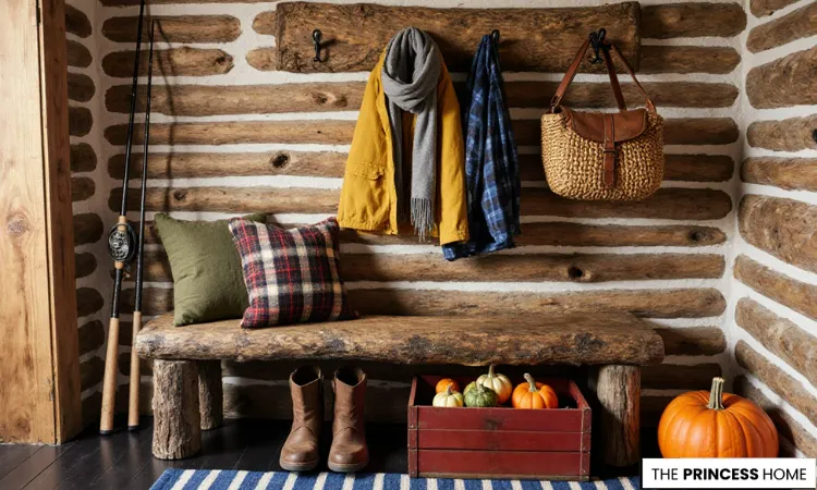 Cozy Rustic Cabin Entryway Decor